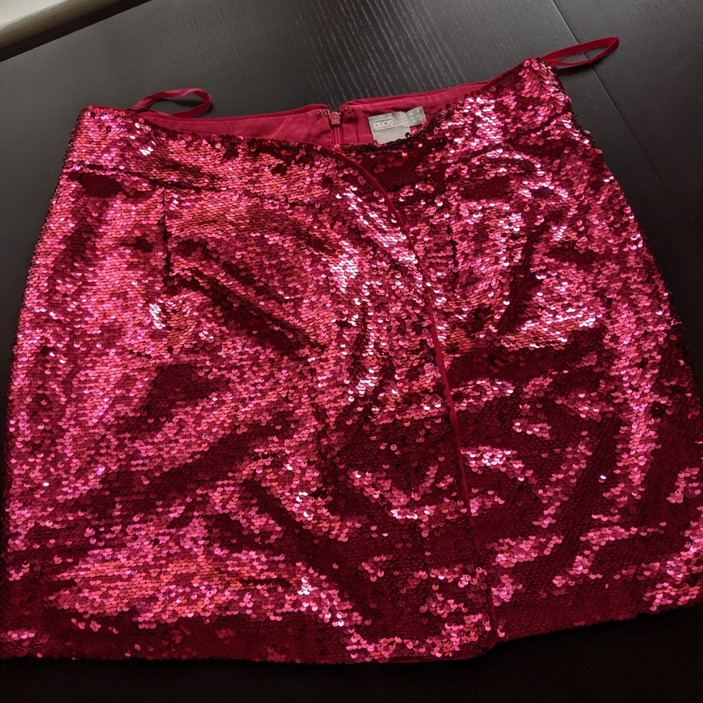 *Worn once* Asos Sequin Mini Skirt